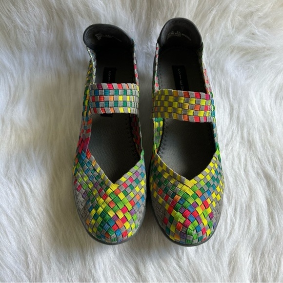 Steven By Steve Madden Multicolored Wedge Women Size 8.5 Slip On Mary Jane Shoes - Picture 2 of 8